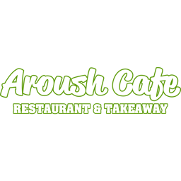 Aroush Cafe logo.